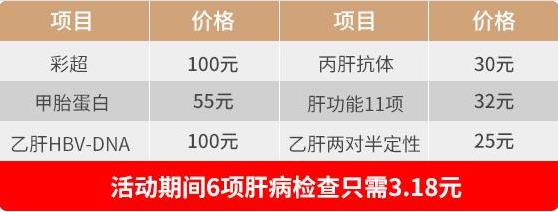 “全國愛肝日”肝病專家來川聯(lián)袂會診!肝病檢查只需3.18元!
