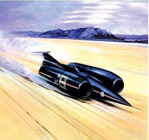 世界上最快的車 比飛機還快!美國音速之風(fēng)極速車時速3218公里!