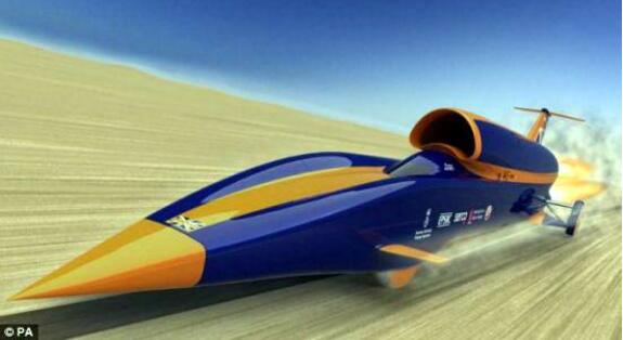 世界上最快的車 比飛機還快!美國音速之風(fēng)極速車時速3218公里!
