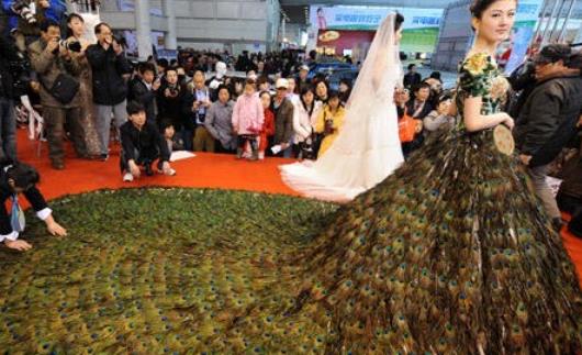 世界上最貴的婚紗 售價(jià)1200萬美元 鑲嵌1000顆鉆石 總重達(dá)150克拉