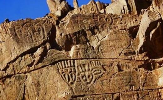 世界上數(shù)量最多、分布最廣的巖畫群 狼山巖畫遍布全國 前后大約有幾千年