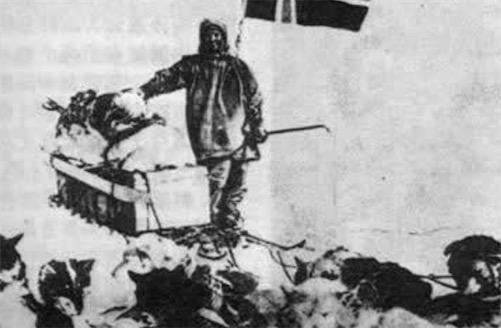 歷史上第一個到達南極的人 羅阿爾德·阿蒙森在1911年到達南極