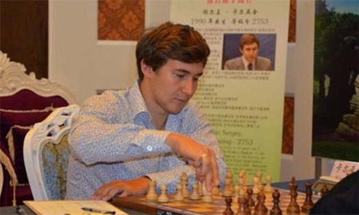 年齡最小的男子國際象棋特級大師 12歲的謝爾蓋·卡爾亞金