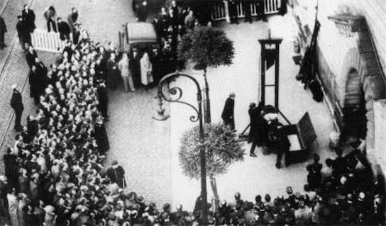 史上最后一次斷頭臺公開處決 歐仁韋德文1977年被處死