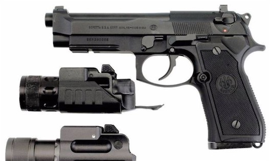 世界最厲害的小手槍 伯萊塔92F型手槍空槍重0.96千克