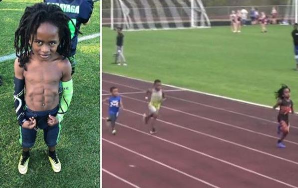 7歲“地球最快男孩”,百米跑出13秒48將打破世界紀(jì)錄