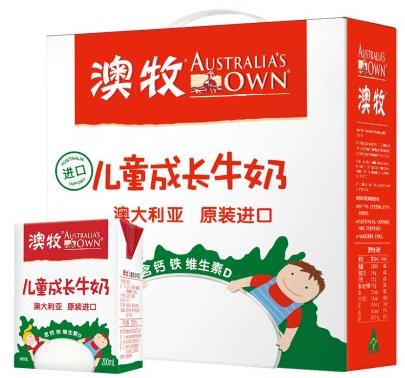 澳牧進(jìn)口牛奶 為寶寶提供暑期能量來源