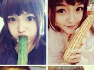 ?茄子、玉米、香蕉、黃瓜…現(xiàn)在女孩子真是重口味