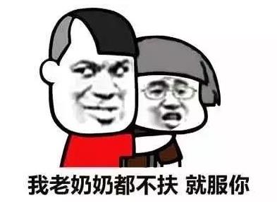 我老奶奶都不扶,就服你