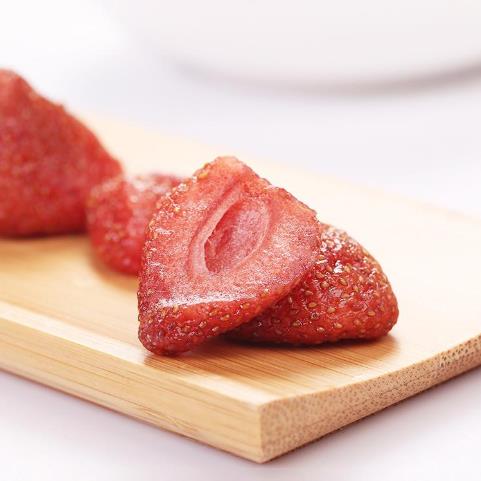吃草莓干有什么好處?凍干草莓脆是怎么做的?