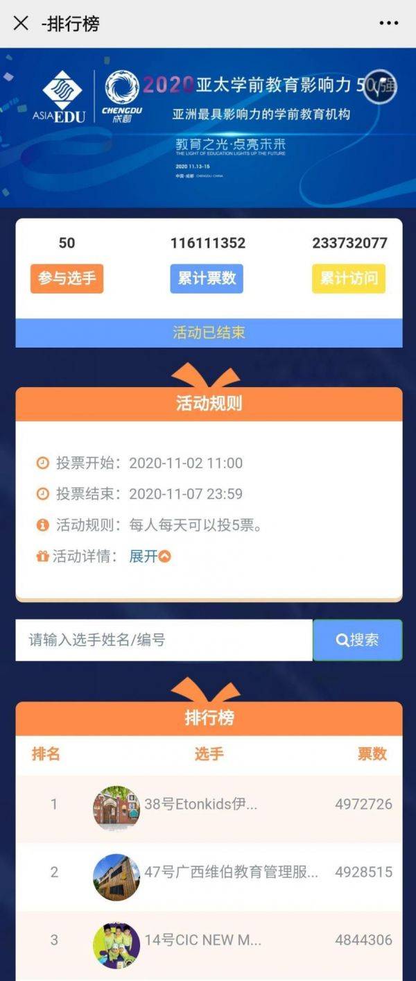 Etonkids以排名第一榮膺“2020亞太學(xué)前教育影響力50強(qiáng)”稱號