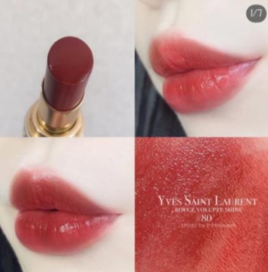 粉嫩減齡口紅排行榜,ysl圓管46、GUCCI碎花25顏色粉嫩、滋潤度高