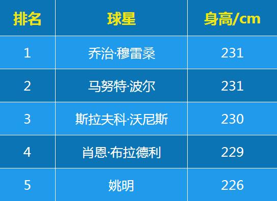NBA歷史十大最高球員排行榜 姚明也只能排第五