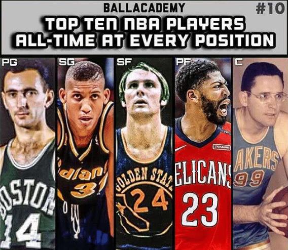 美媒排出10套NBA籃球巨星陣容 邁克爾-喬丹那組最強?簡直欺負人