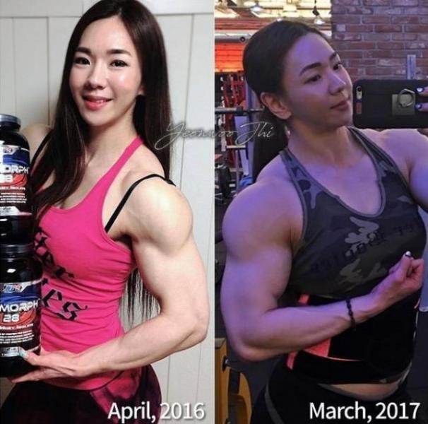 世界最強壯5位肌肉猛女 韓國著名健身教練池妍玉蘿莉臉走紅