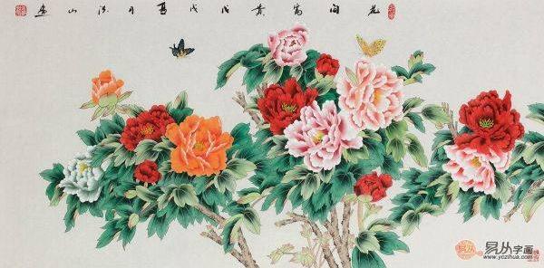 家居裝飾宜掛什么畫,一幅精美手繪花鳥國(guó)畫足以