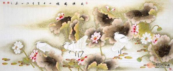 家居裝飾宜掛什么畫,一幅精美手繪花鳥國(guó)畫足以