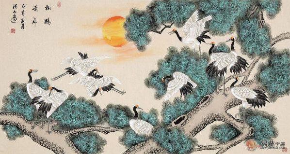 家居裝飾宜掛什么畫,一幅精美手繪花鳥國(guó)畫足以