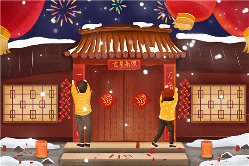 2021年三十不能貼春聯(lián)-攝圖網(wǎng)