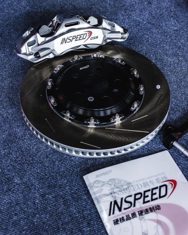 理想ONE改裝升級(jí)車(chē)質(zhì)匯INSPEED CS6大六剎車(chē)套裝