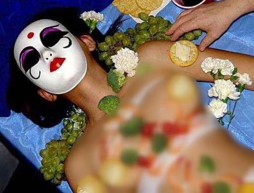什么是女體宴?吃女體宴多少錢?日本女體宴圖片 處女肉體人體盛宴