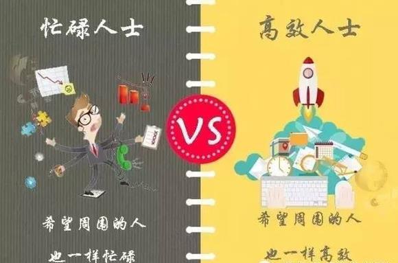 13張圖告訴你瞎忙族和高效人士的區(qū)別