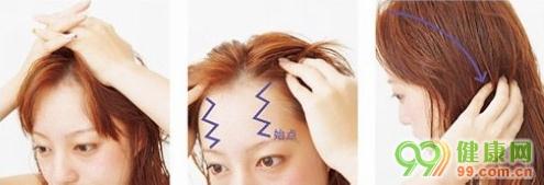 秀發(fā)護理：頭皮按摩步驟圖解，頭部按摩手法