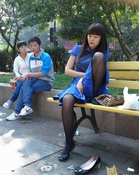 這三人構(gòu)成了一幅奇妙的風景，誰看懂了？