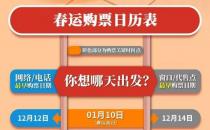 2020春運(yùn)動(dòng)車票什么時(shí)候可以購買 2020年春運(yùn)購票日歷表(全)