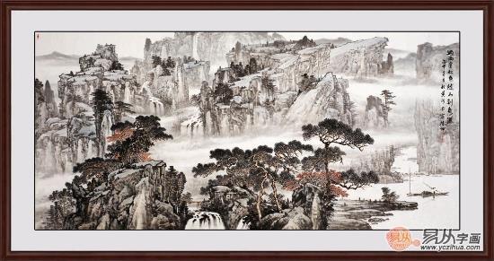 當(dāng)代畫家林德坤藝術(shù)鑒賞：過(guò)雨看松色，隨山到水源